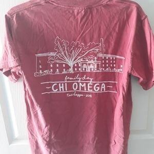 Chi Omega family day tee
